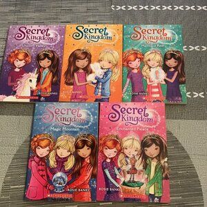 Lot of 5 Secret kingdom Books by Rosie Banks, Excellent--Homeschool Reading